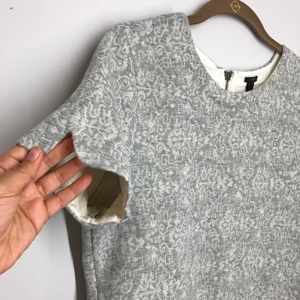 J.Crew back zip sweatshirt top - Picture 3 of 8